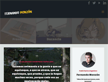 Tablet Screenshot of fernandomonzon.com